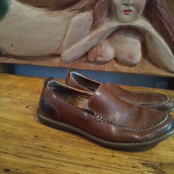 Born Men's Size 10.5 Casual Leather Slip-on Shoes - Picture 4 of 16